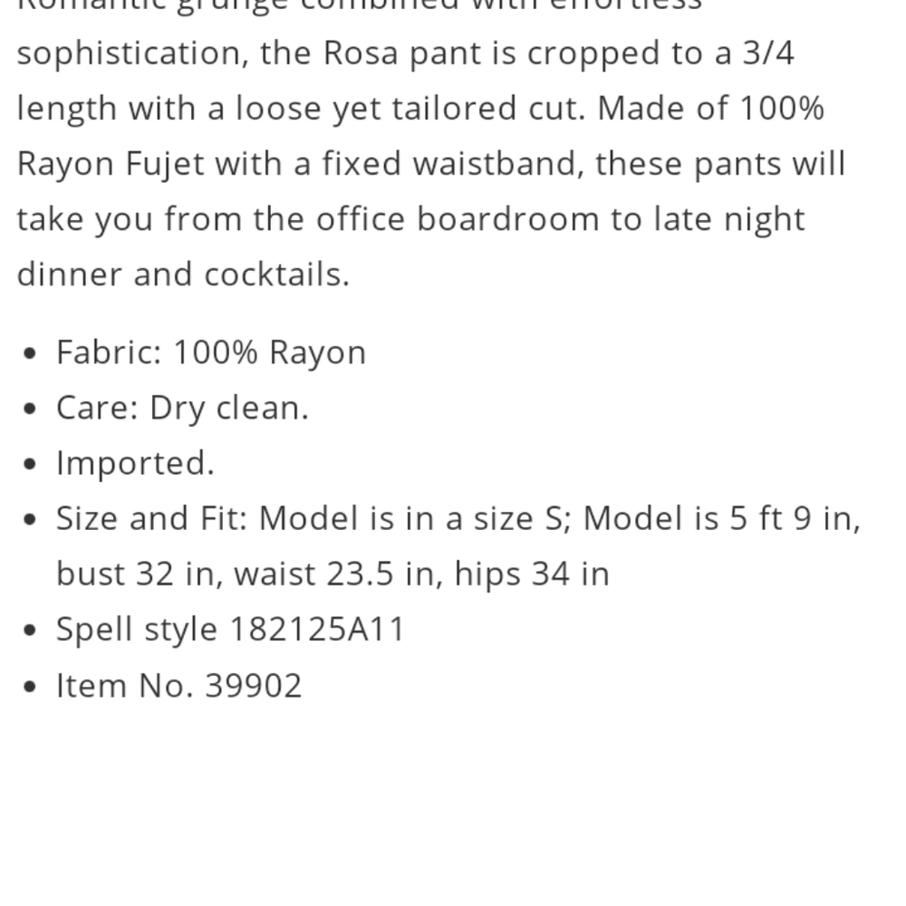 Spell & the gypsy Rosa pants - Picture 5 of 14